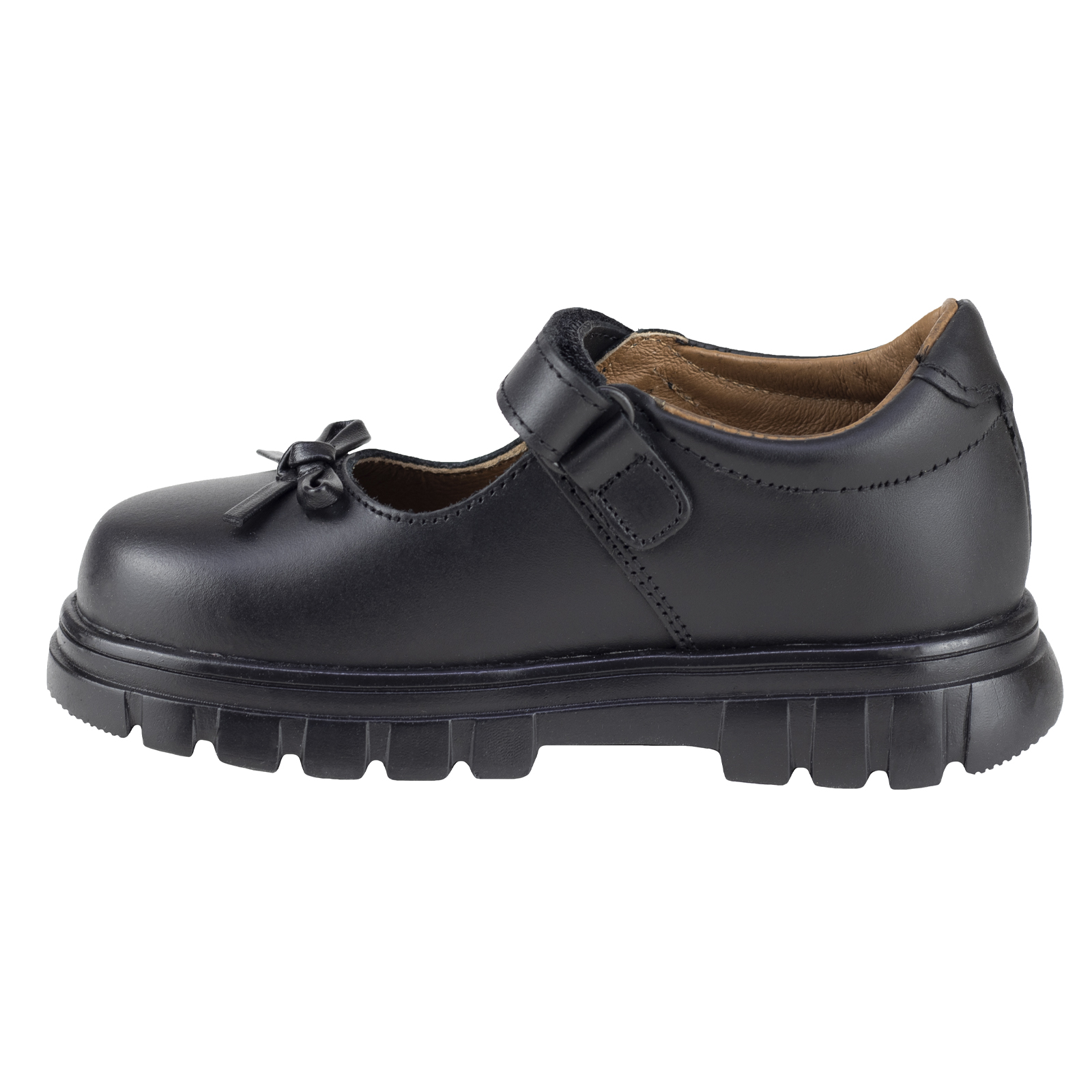 Zapatos Escolar Coqueta Niña Estilo 125000-a Negro Moderno