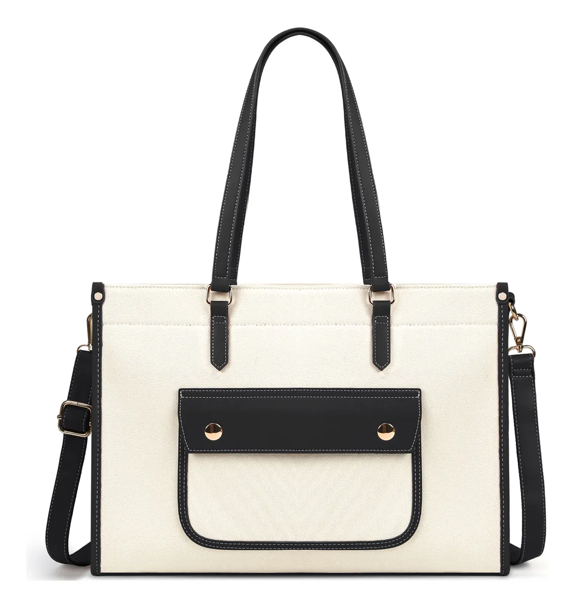 Elegante Tote Bolsa Para Laptop 15.6 Casual De Bolsa De Lona
