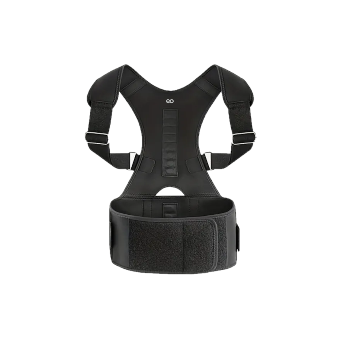 Chaleco Corrector Postura Con 10 Imanes Para Hombre Y Mujer Talla:G Negro