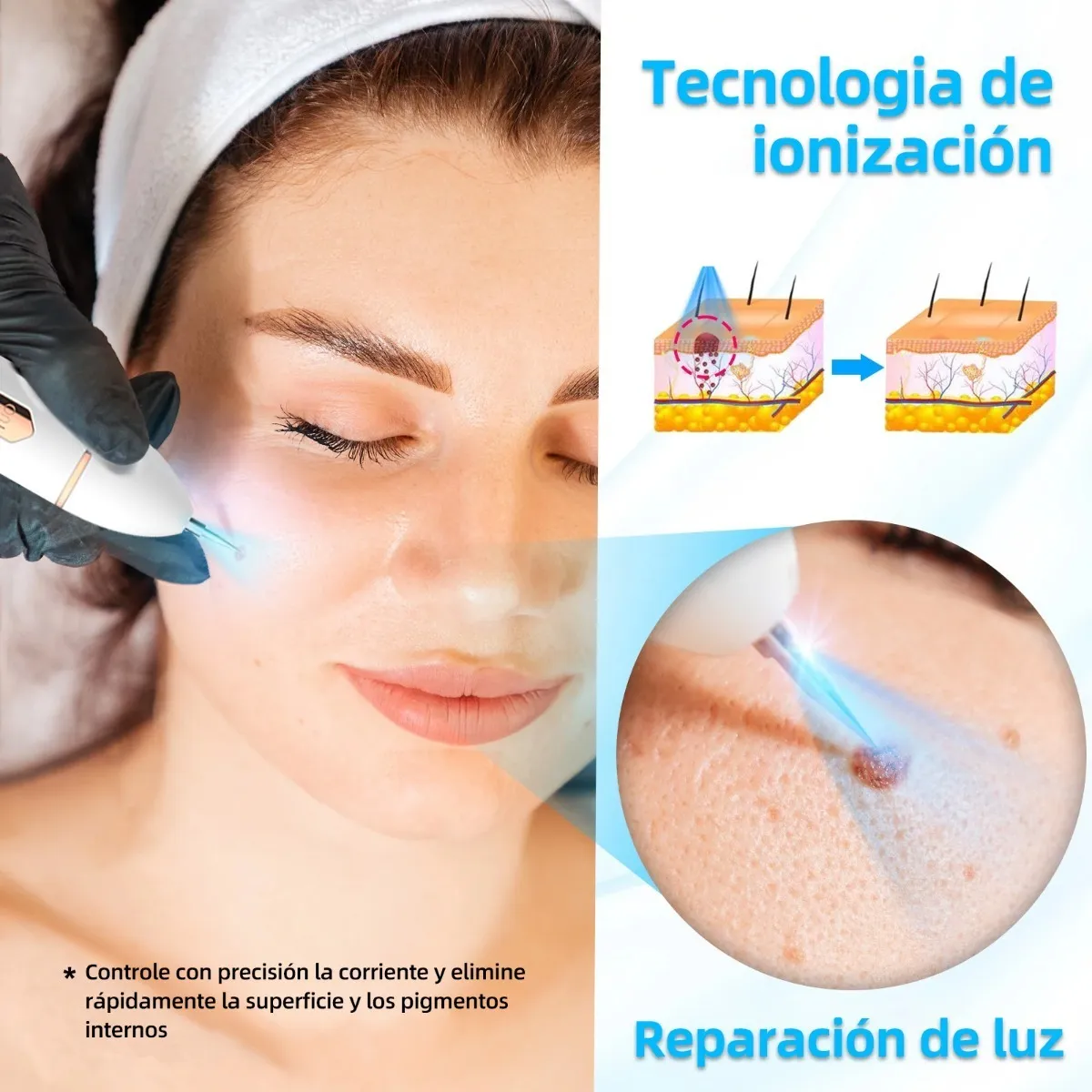 Herramienta Para Quitar Verrugas Pluma Cauterizador, Portátil Recargable
