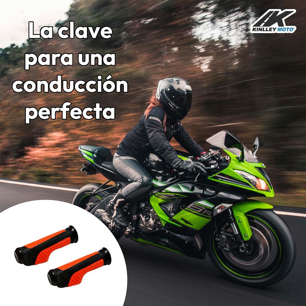 Puños De Goma Naranja Xl-241