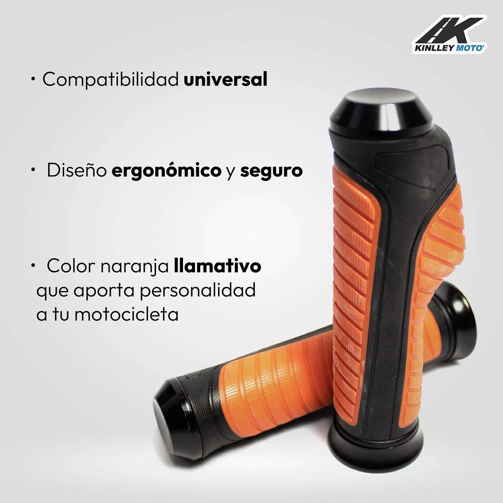 Puños De Goma Naranja Xl-241