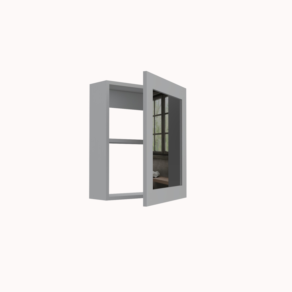 Gabinete de baño armable empotrable modelo Luma