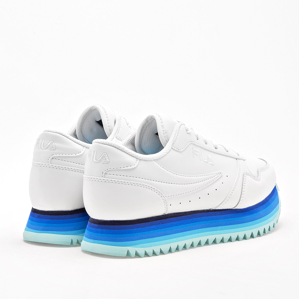 FILA Fila Orbit Stripe TENIS MUJER CASUAL CHUNKY PLATAFORMA 4 CM COLOR BLANCO