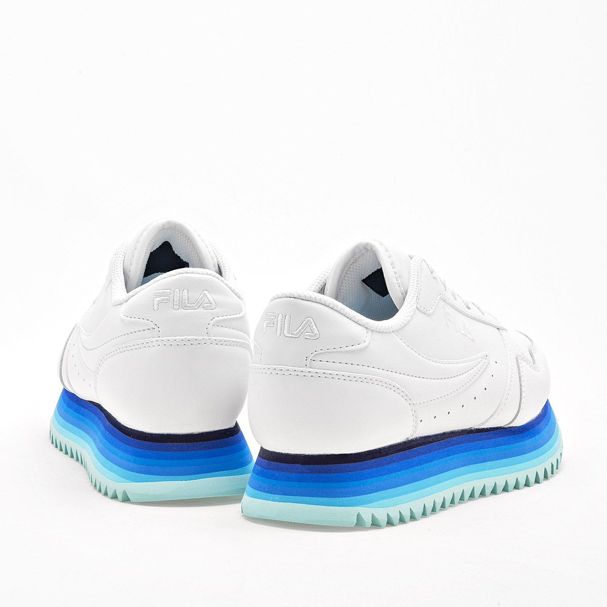 FILA Fila Orbit Stripe TENIS MUJER CASUAL CHUNKY PLATAFORMA 4 CM COLOR BLANCO