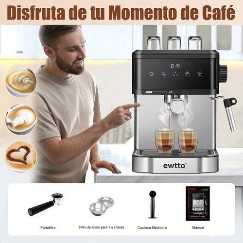 Cafetera De Espresso Electrica Portatil Profesional 20 Bares