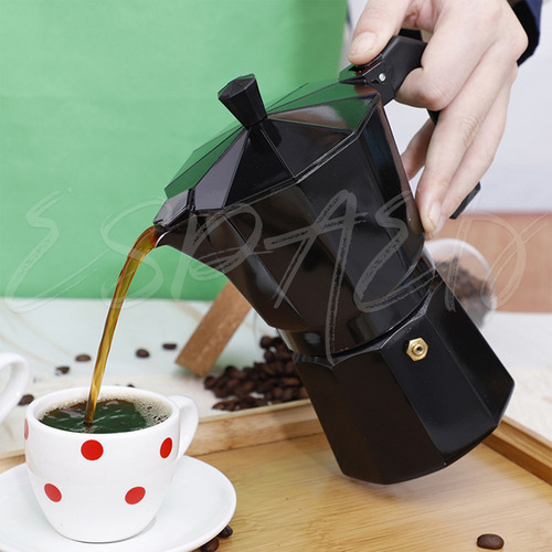 Cafetera Manual Italian Coffee Mocha Aluminio 6 Tazas