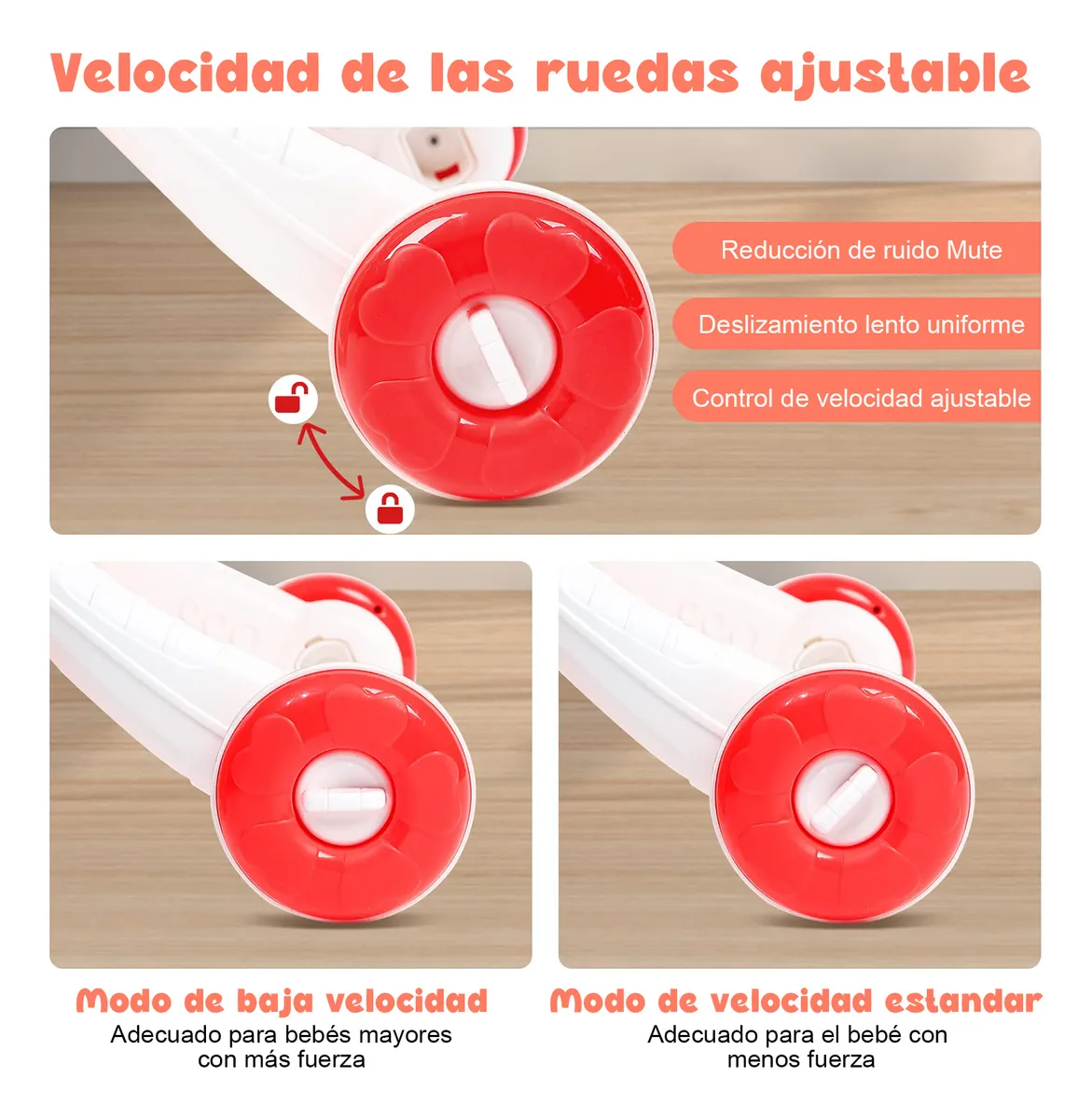 Andadera De Bebé 2 En 1 Con Música Y Tablero De Dibujo