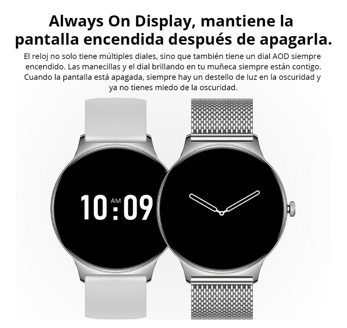 Reloj Inteligente Para Mujer Fino Y Ligero Smartwatch Amoled