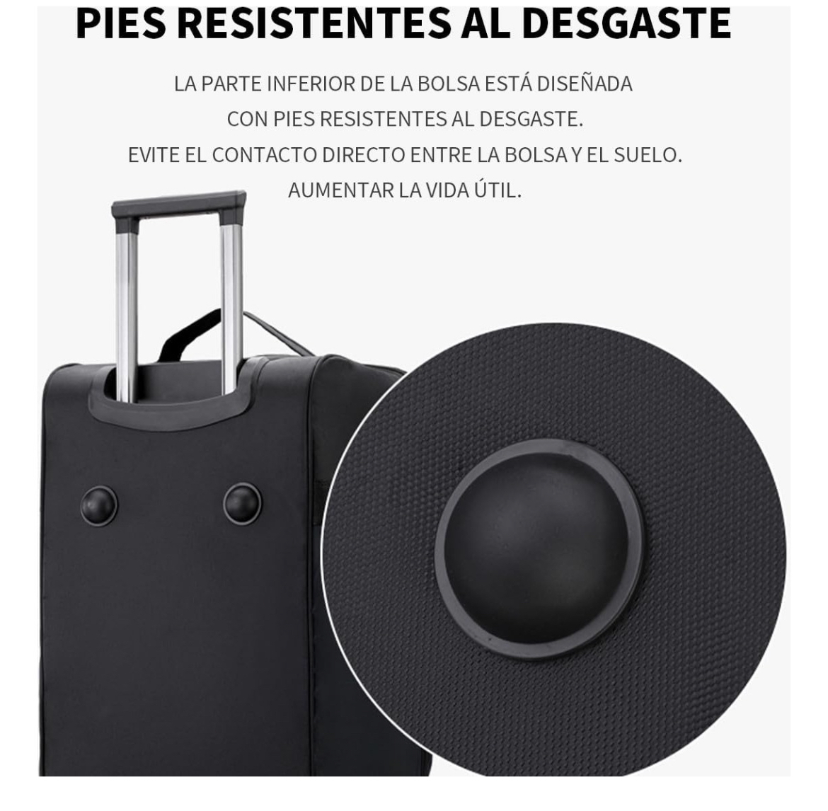 Maletas De Viaje 28 Pulgadas, Mochila De Viaje Negro
