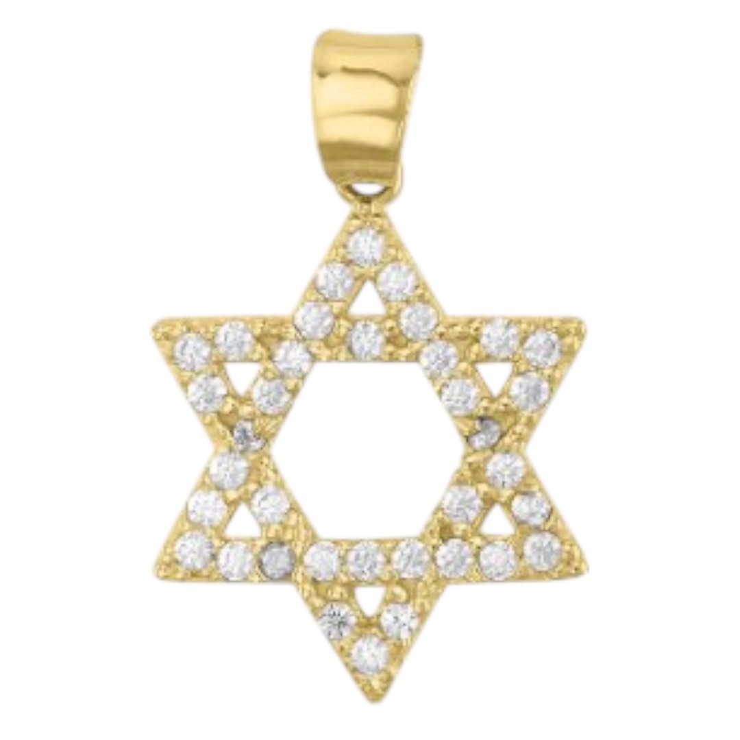 Collar Estrella De David Oro De 10 K + Obsequio + Envio