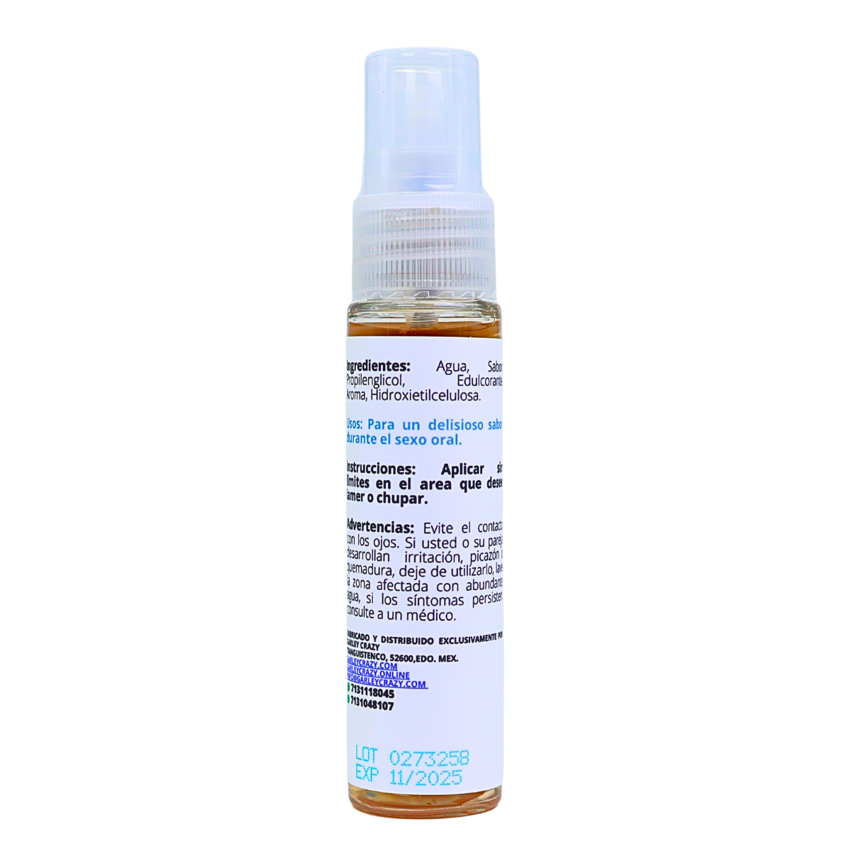 Garley Crazy Oral Sex Postre Lubricante Para Sexo Oral 30ml Algodón De Azucar