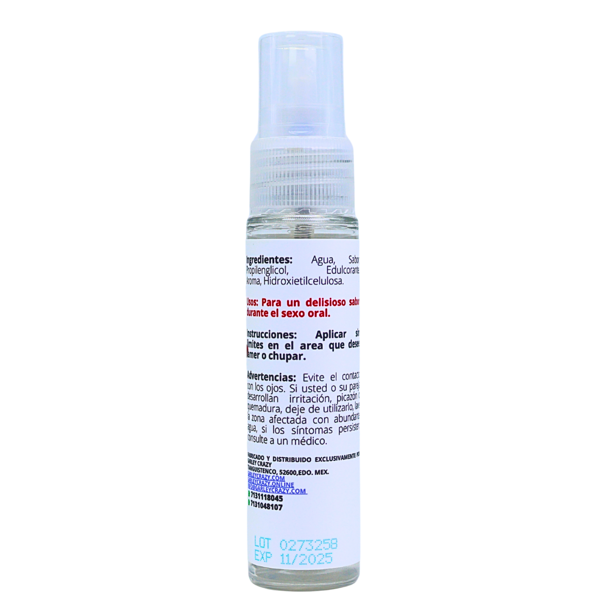 Garley Crazy Oral Sex Postre Lubricante Para Sexo Oral 30ml Frambuesa