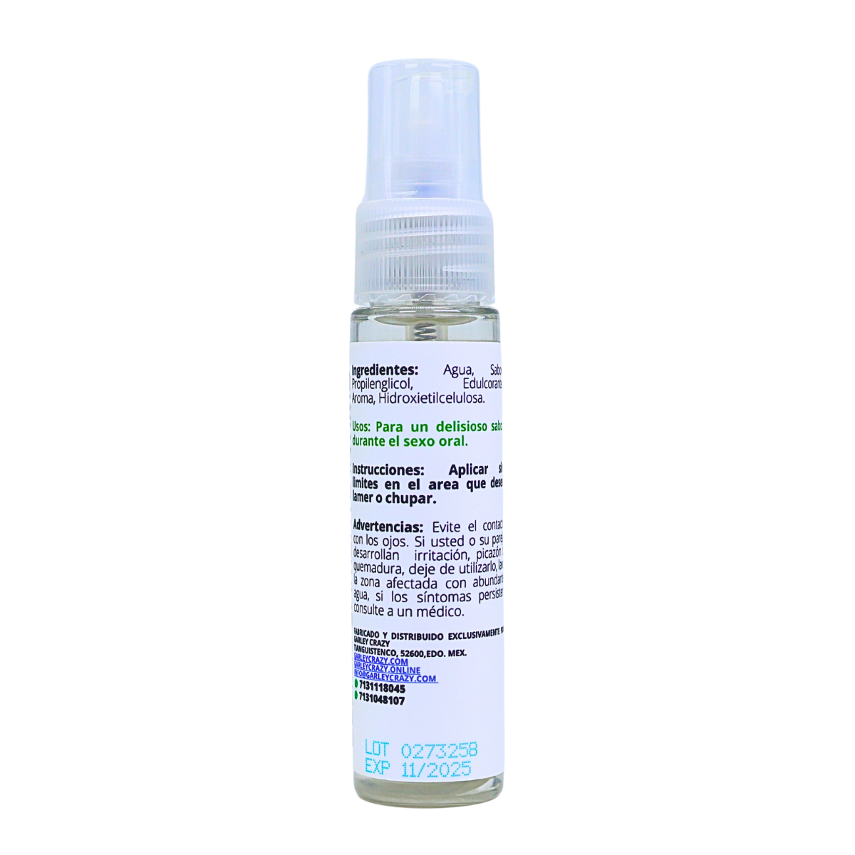 Garley Crazy Oral Sex Postre Lubricante Para Sexo Oral 30ml Sandia