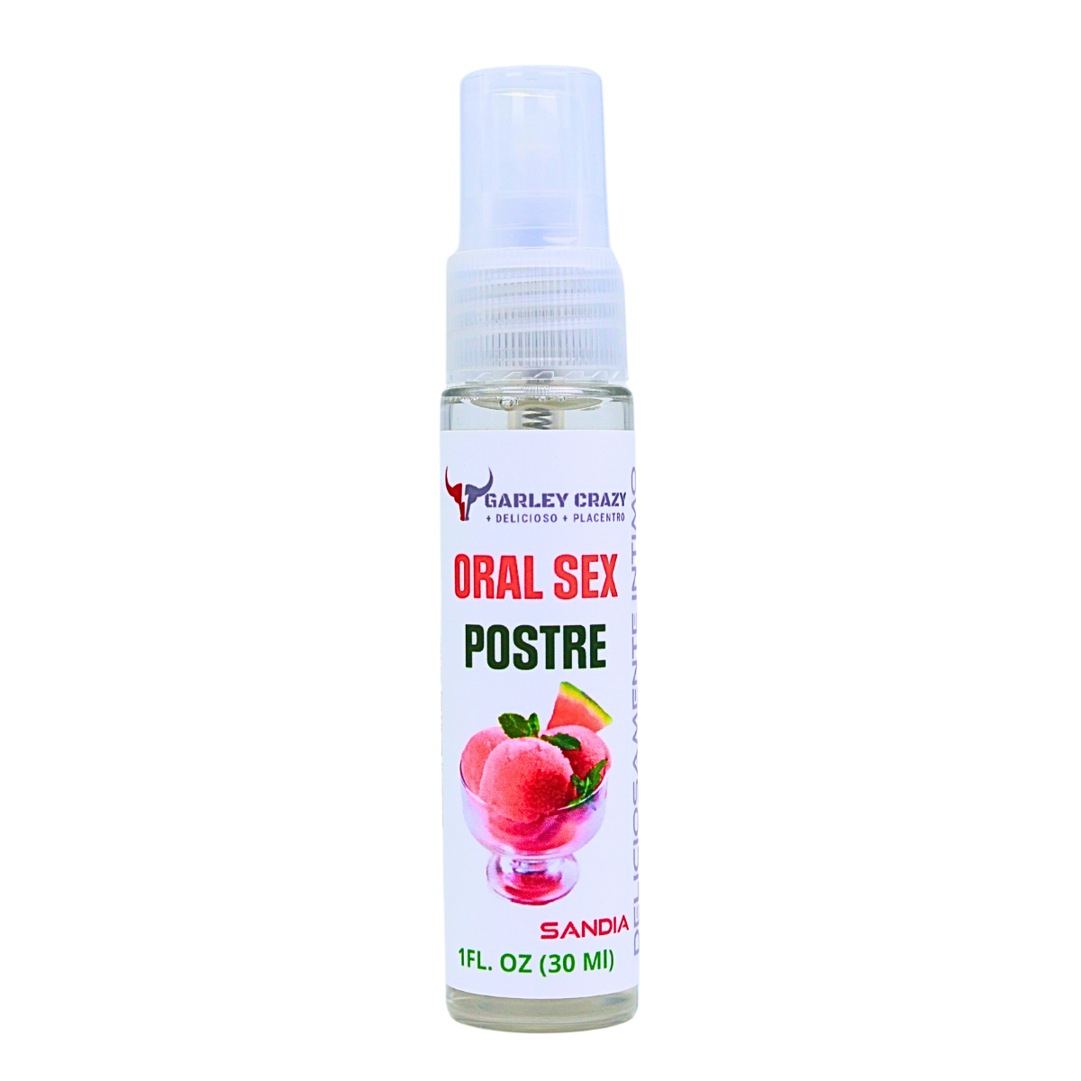 Garley Crazy Oral Sex Postre Lubricante Para Sexo Oral 30ml Sandia