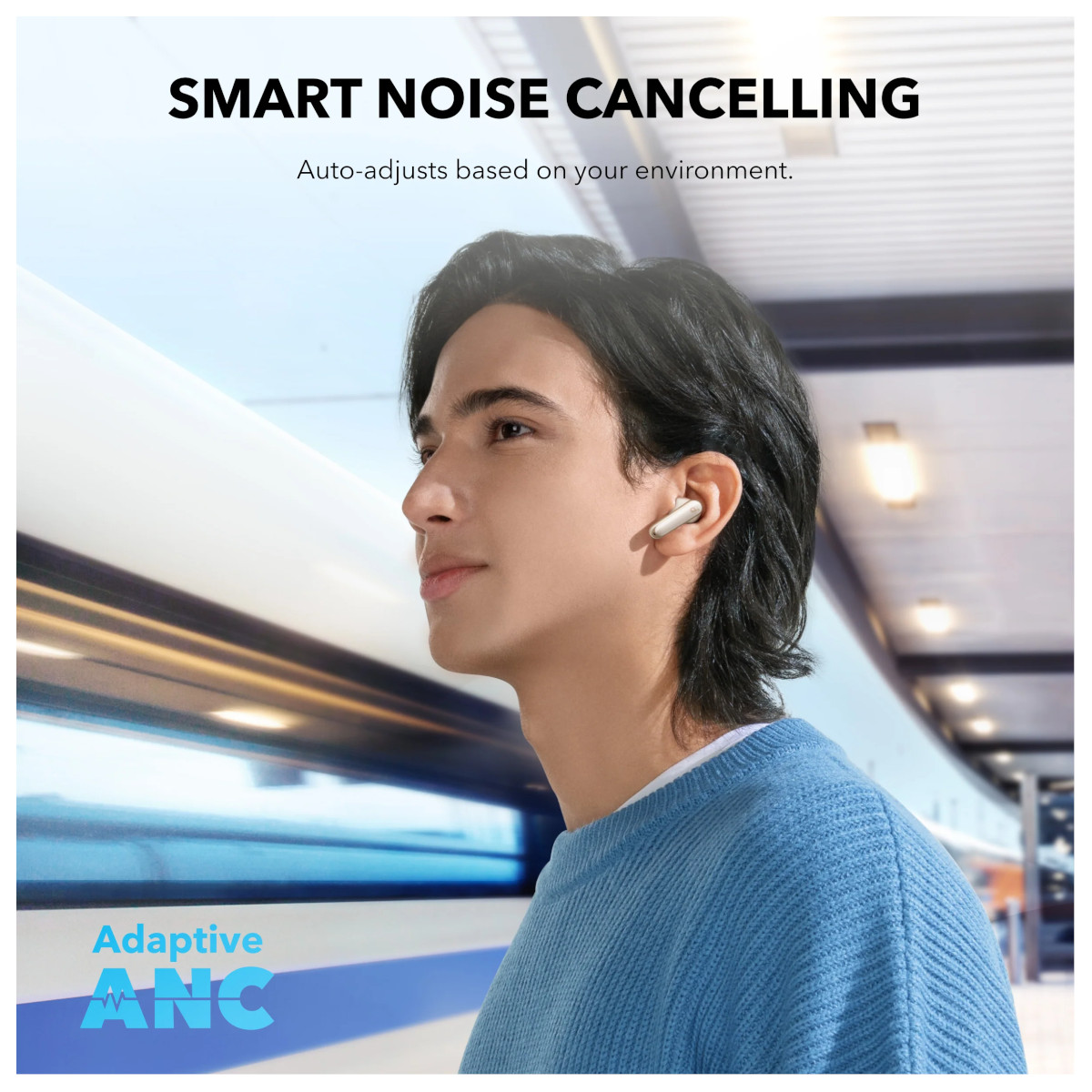 Audifonos Bluetooth Soundcore P40i Cancelación Ruido Blanco
