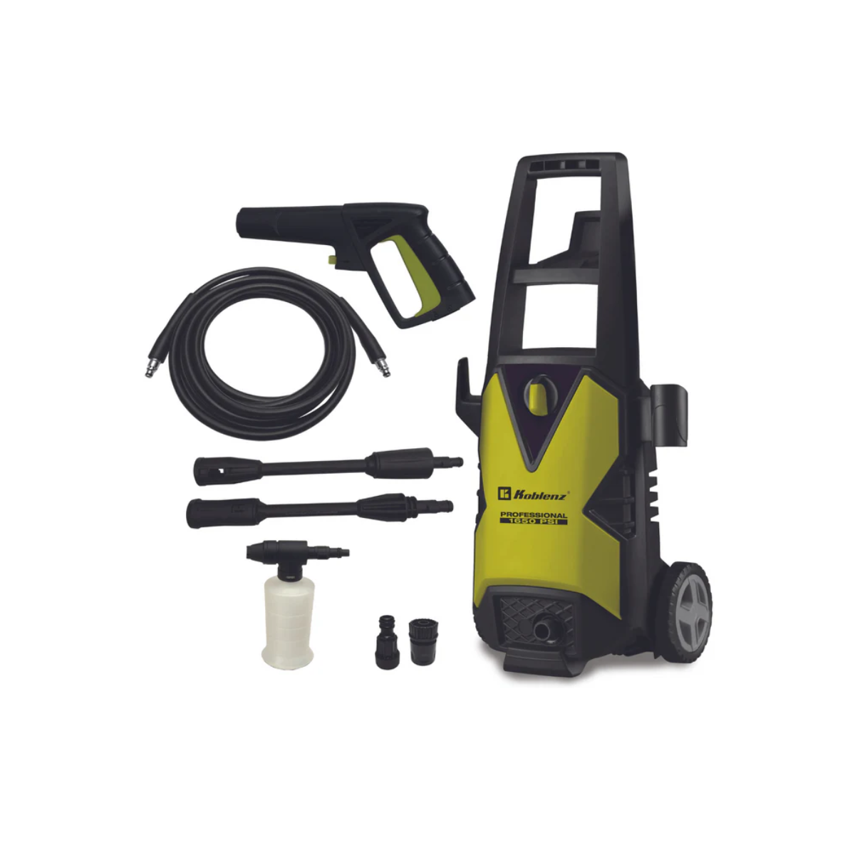 Hidrolavadora Con 5 Accesorios Verde con Negro Koblenz HL-270V​