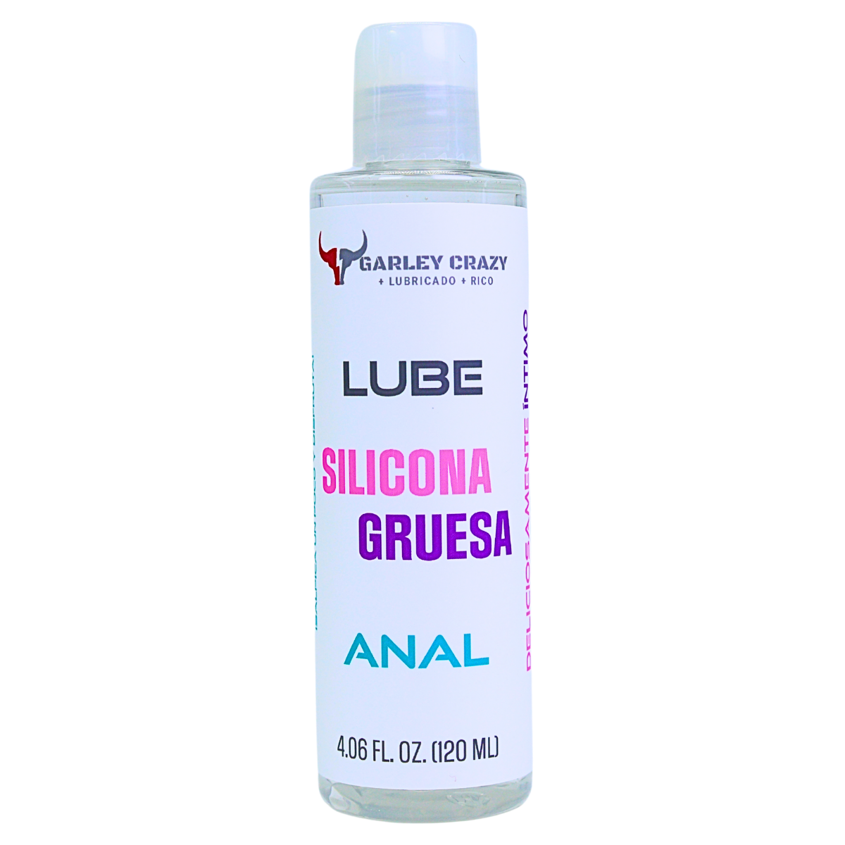 Garley Crazy Lube Silicona Gruesa Anal 4.06floz / 120ml Silicona Gruesa Anal 120ml