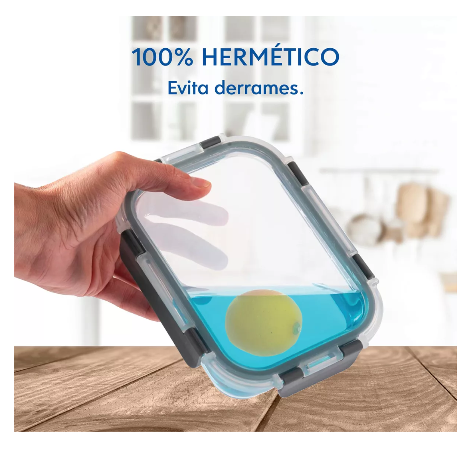 Set de 12 Contenedores de Vidrio Herméticos con Tapa – Styrka CJC02 (24 Piezas)
