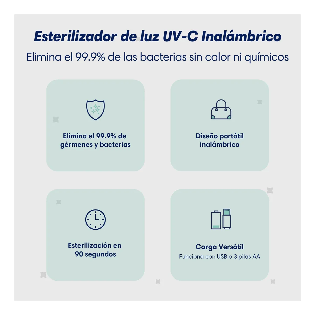 Esterilizador EUV01 uv portátil para accesorios de bebé 5V