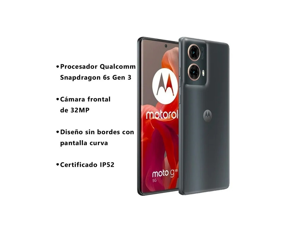 Motorola G85 5G 256Gb 12Ram Color Gris Nuevo Libre