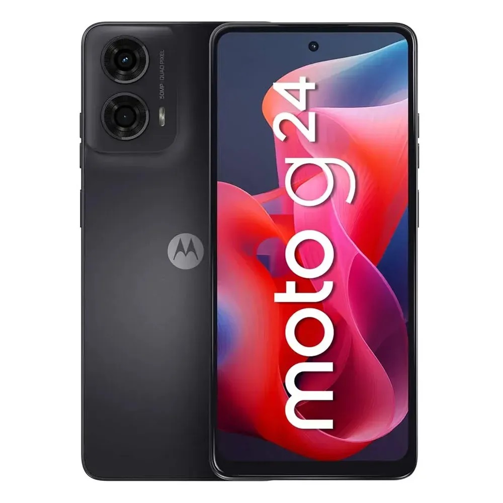 Motorola G24 128Gb 8Ram Color Negro Nuevo Libre