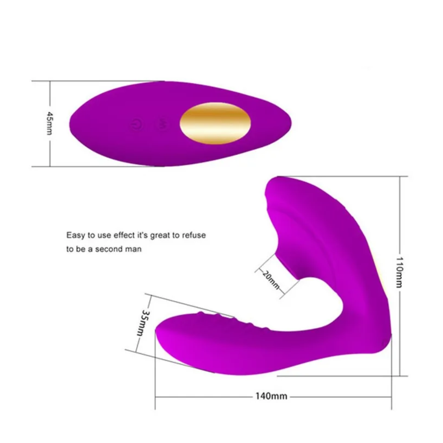 Vibrador C/succionador De Clítoris Y Estimulador De Punto G