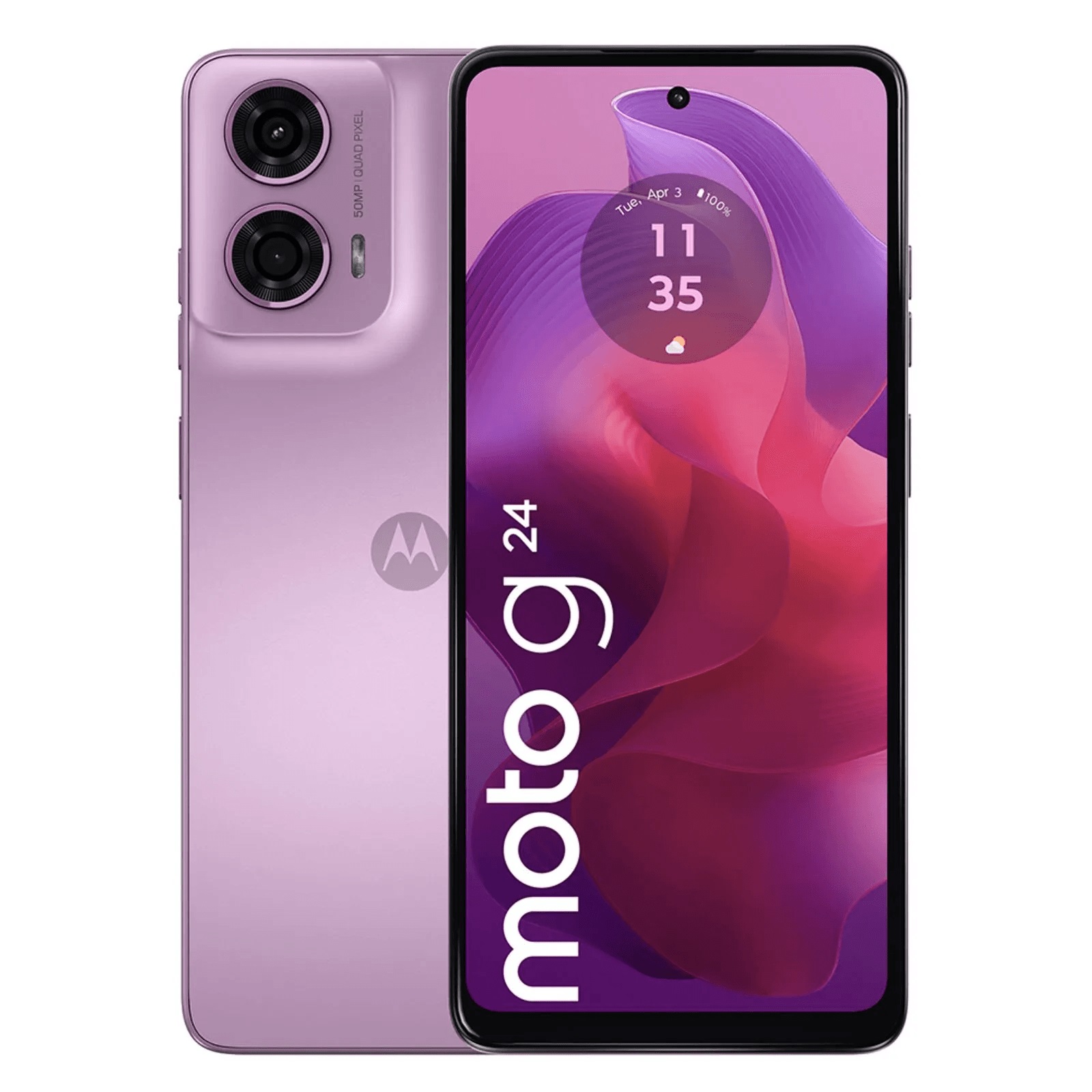 Motorola G24 128Gb 8Ram Dual Sim Color Rosa Nuevo  Liberado