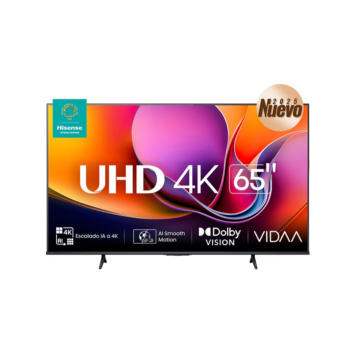 Pantalla Smart TV LED de 75 pulgadas 4K/UHD 75A65NV con VIDAA