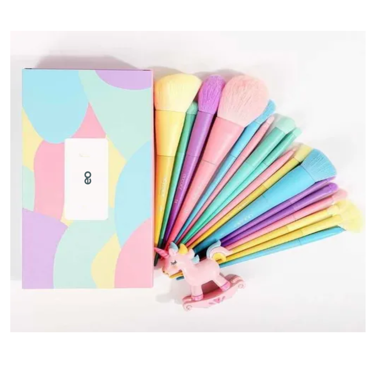 Juego de 17 brochas de maquillaje brochas sintéticas