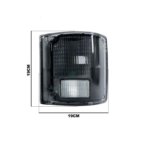 Calaveras ahumadas compatibles Chevrolet C10 Cheyenne 81–91