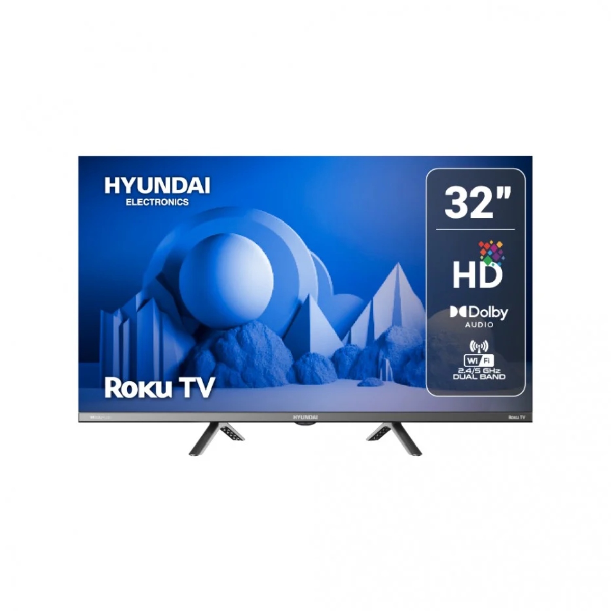 Pantalla Hyundai HYLED3257RIM 32" Smart TV HD, Roku TV SYP-Y7