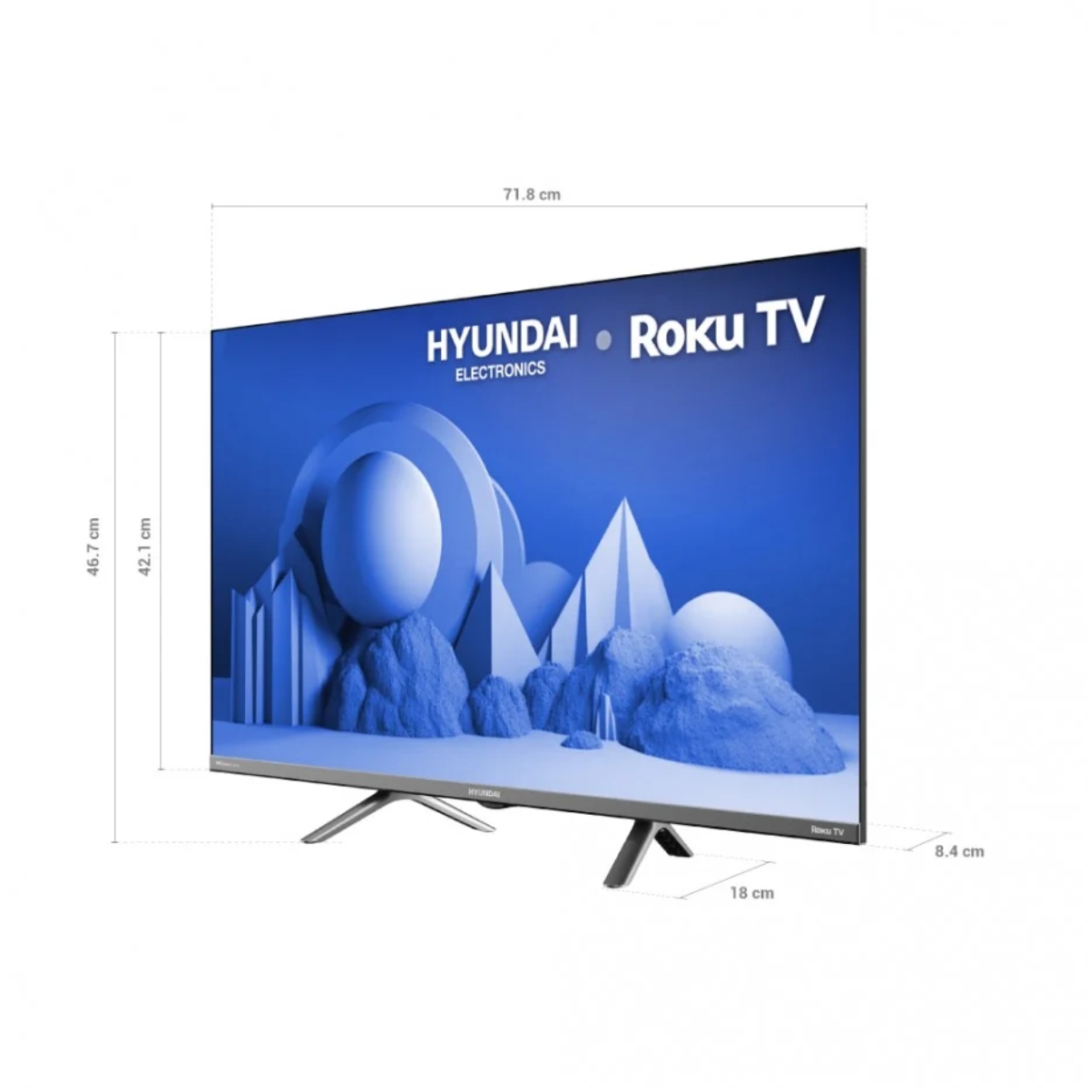 Pantalla Hyundai HYLED3257RIM 32" Smart TV HD, Roku TV SYP-Y7