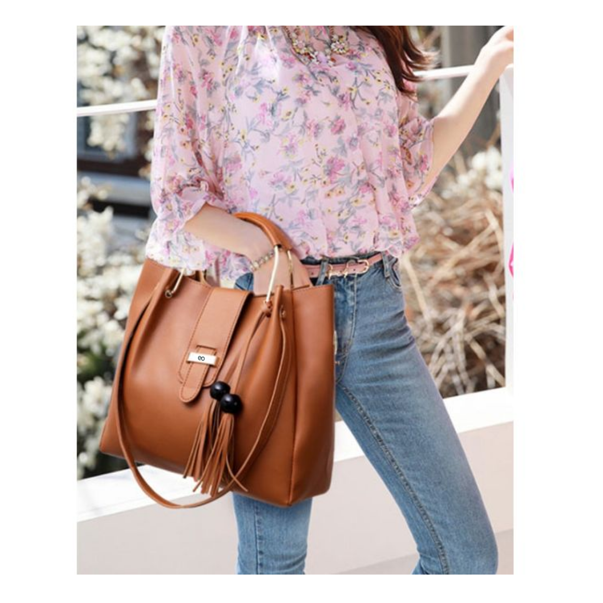 Set 3 Bolsas Mujer Color Marron