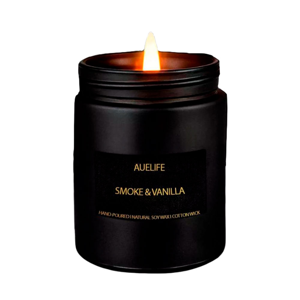 Set de 4 Velas Aromáticas Vainilla, Roble Antiguo, Lavanda y Cuero Antiguo, Bluelander