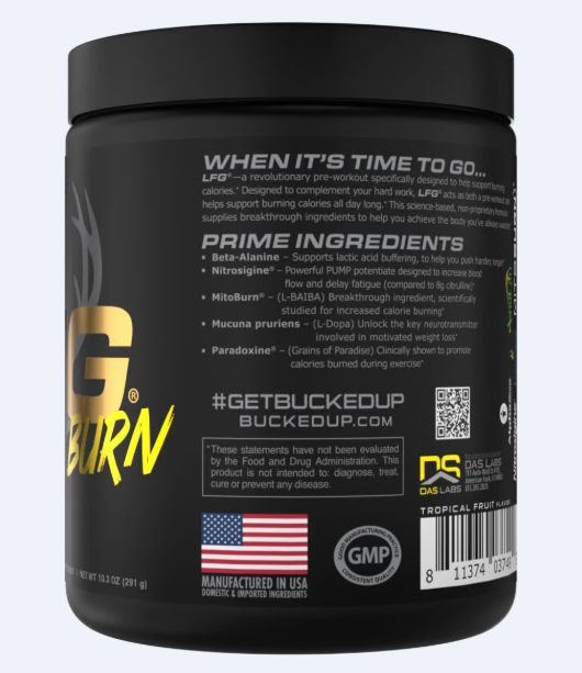 LFG Burn Thermogenic Pre-Workout-Pre-entrenamiento termogénico LFG Burn 
