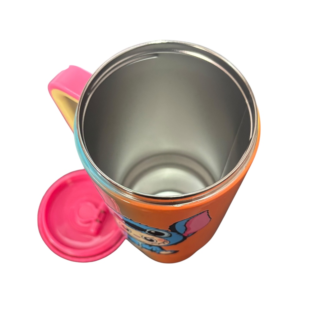 Termo de acero inoxidable multicolor de Labubu, capacidad de 30 Oz