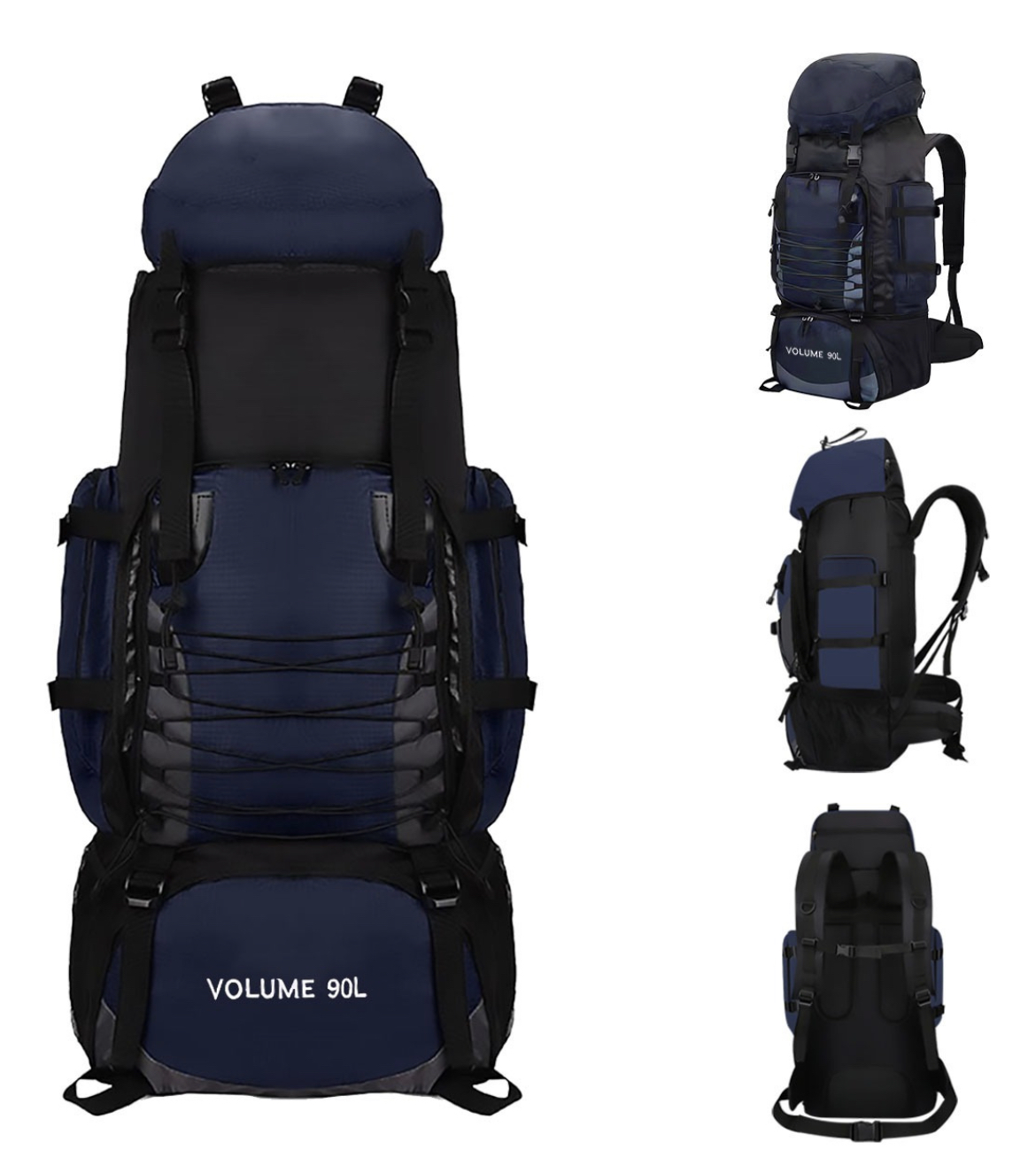 Mochila Senderismo 90l Backpack De Camping Viaje Impermeable