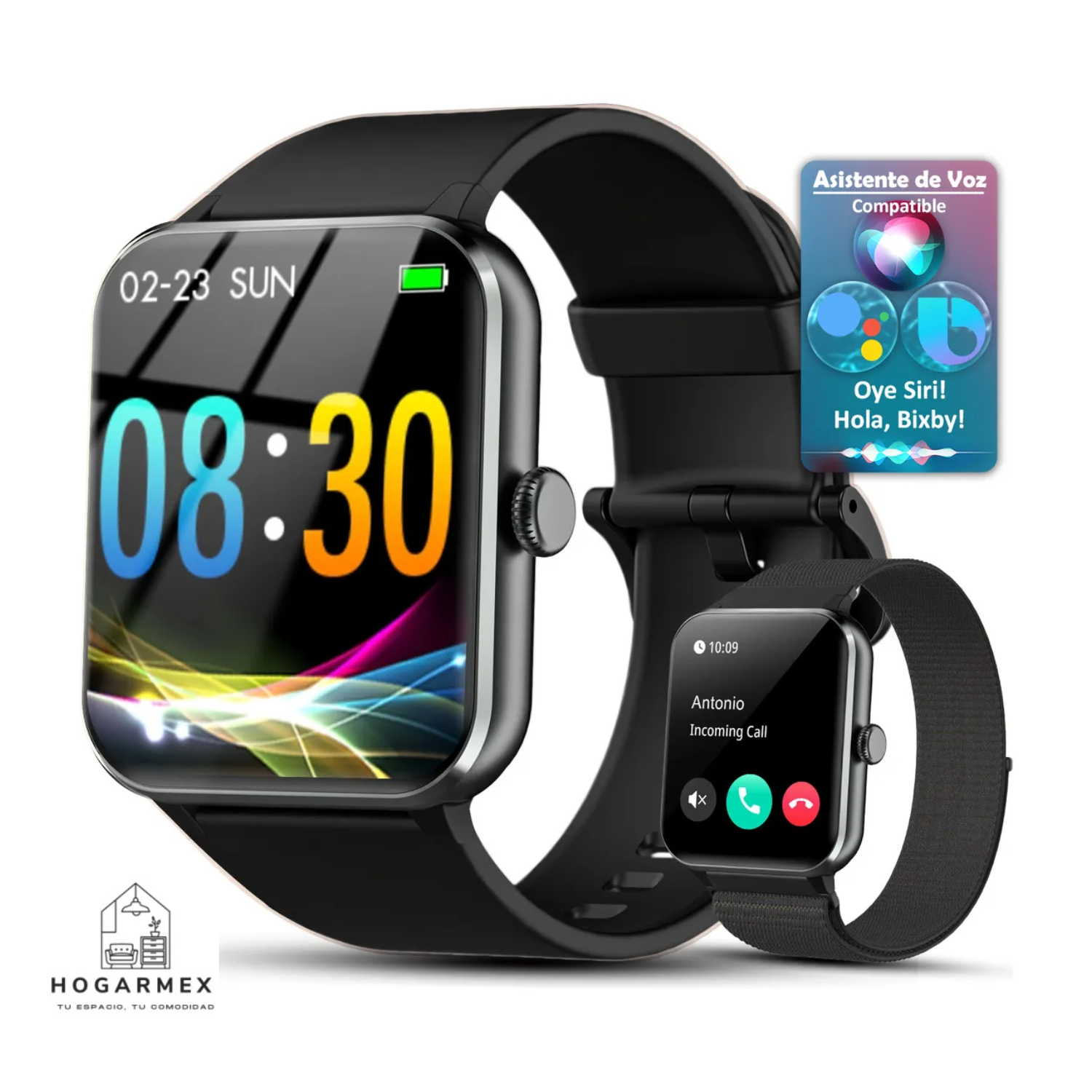 Smartwatch Reloj Inteligente Llamada Deportivo Asistente Voz