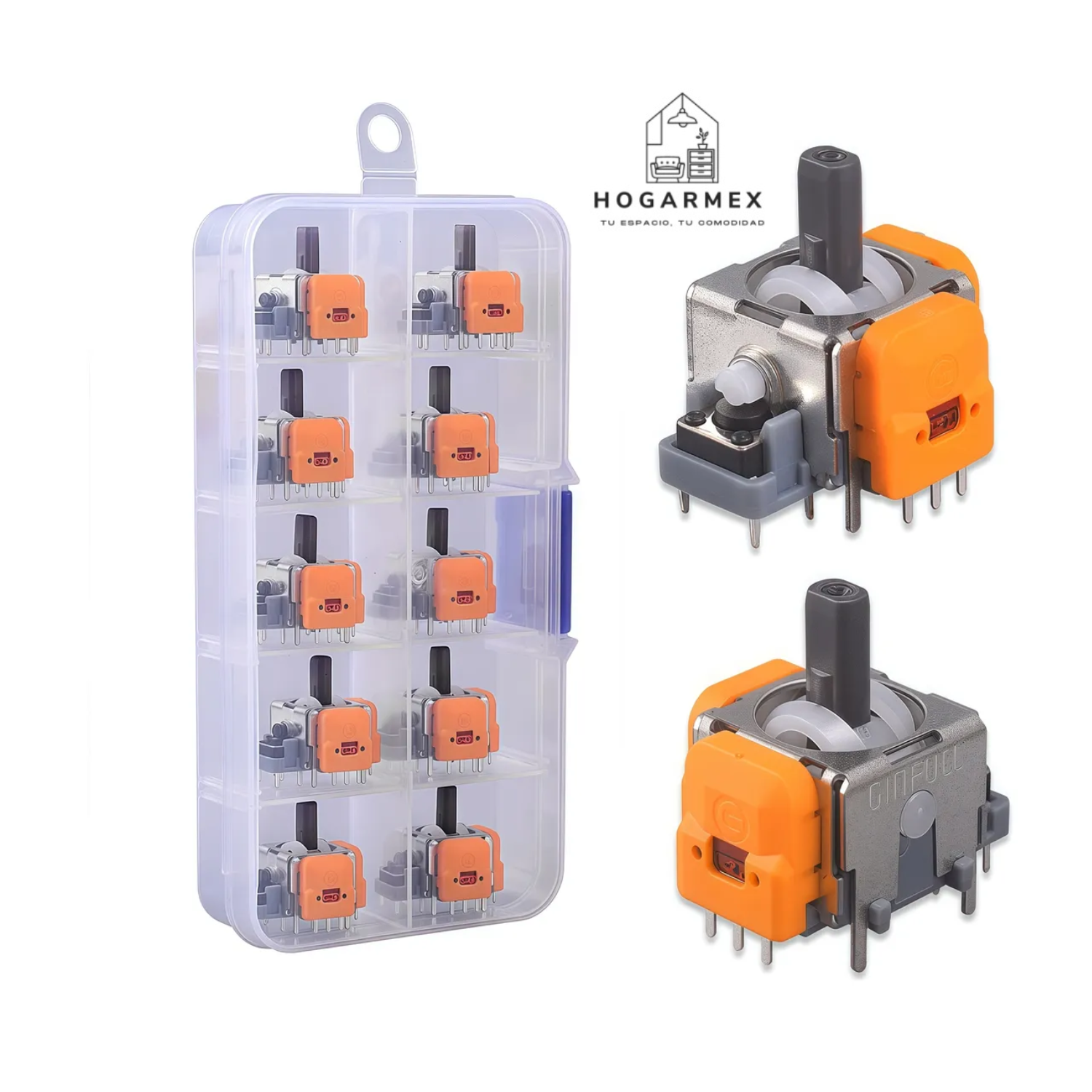 10 Joystick Potenciómetro Efecto Hall Magnético Para Ps5