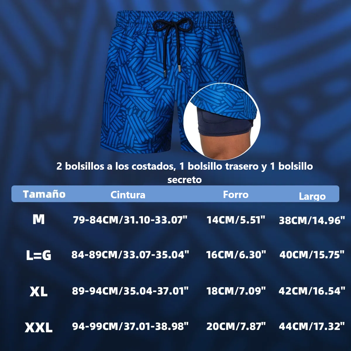 Traje De Baño Para Hombre Playa Short Talla: XL Mod. A29