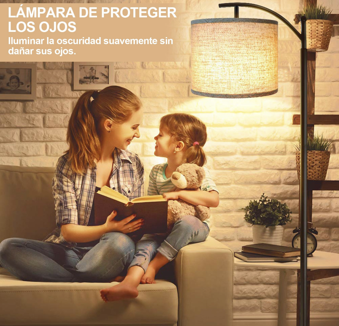 Lámparas De Piso 3 Temperaturas Color Regulable Con Bombilla