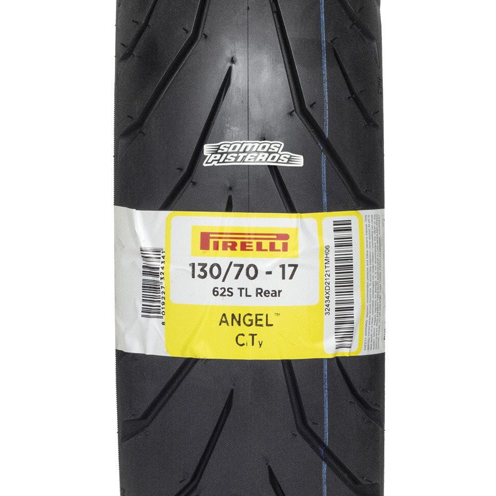 Llanta 130/70 17 62S sc Angel City Pirelli Pulsar Fz R3 250z