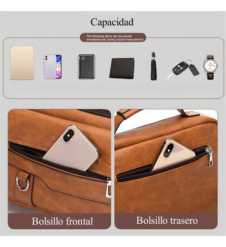 Hombre Una Bolsa De Hombro Business Briefcase Cuero La Marca Acabado De Los Herrajes Níquel Color Caqui Correa De Hombro Chocolate Diseño De La Tela Lisa