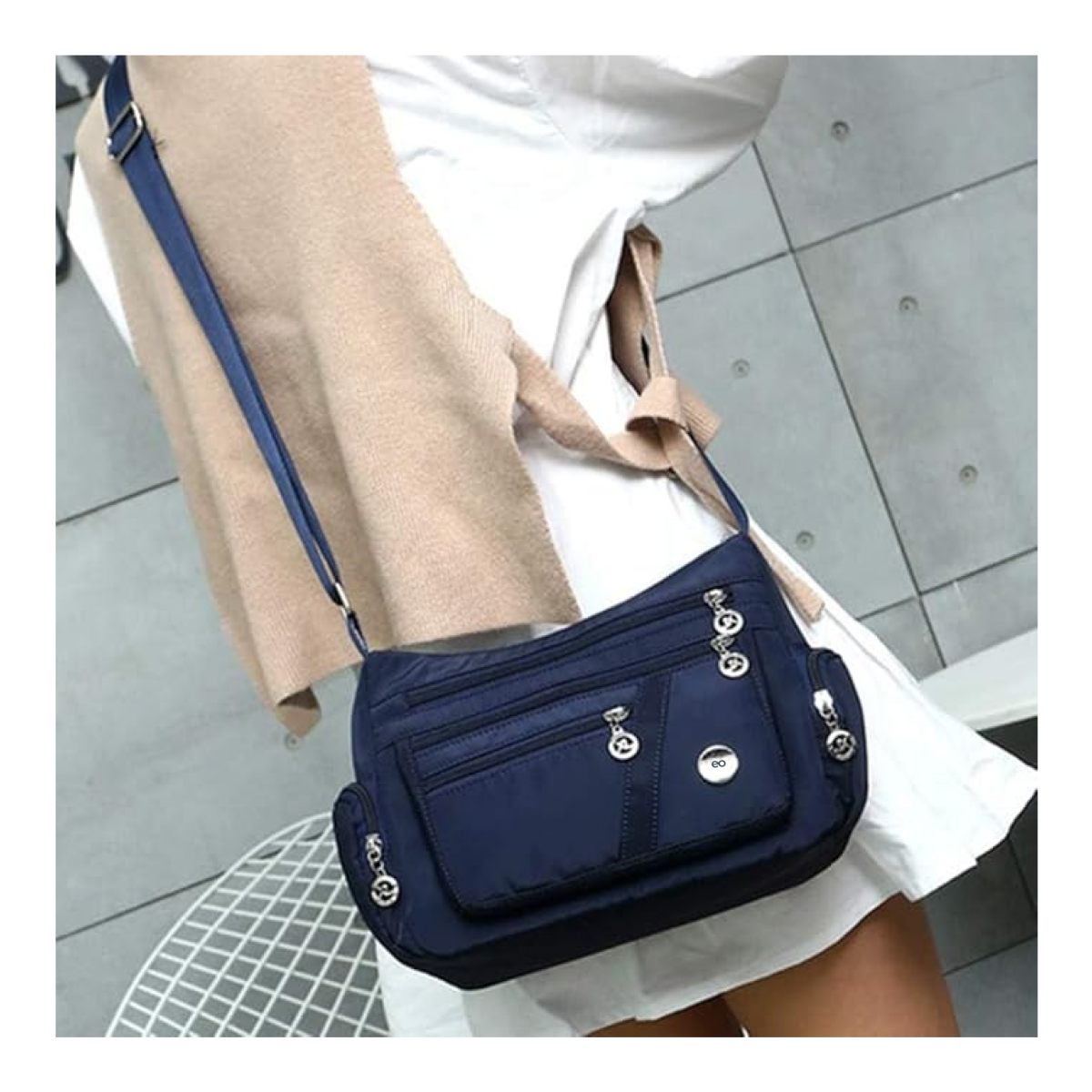 Bolso Bandolera De Mujer Azul