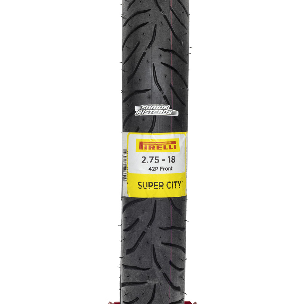 Llanta 2.75 18 42P TT Super City Pirelli CGL 125 Ybr Huracan
