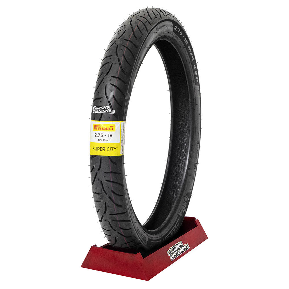 Llanta 2.75 18 42P TT Super City Pirelli CGL 125 Ybr Huracan