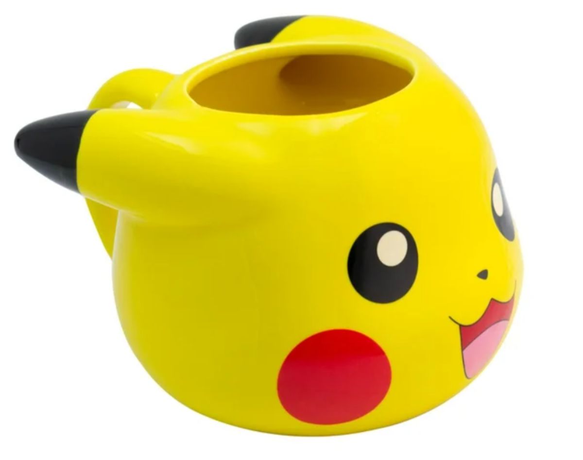 Pikachu Taza 3D ceramica Tarro Colección Pokémon, Capacidad 591 Ml