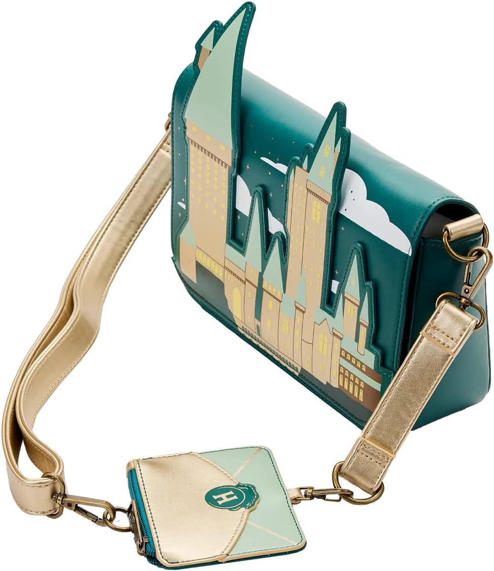 Hogwarts crossbody Loungefly Harry Potter con monedero monedero