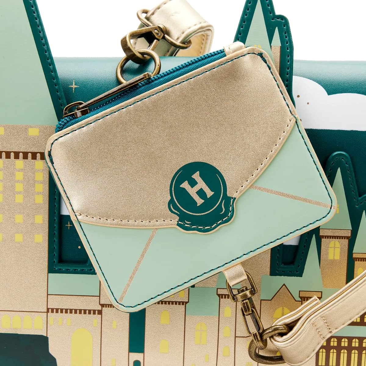Hogwarts crossbody Loungefly Harry Potter con monedero monedero